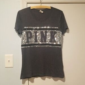 VS Pink Sequin Shirt